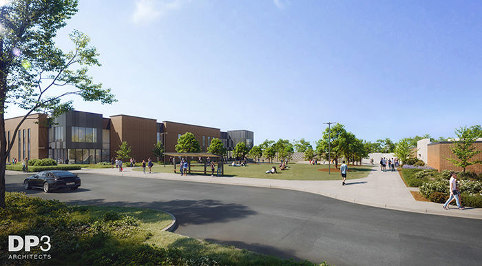 Drop Off Render Construction at TCTC Pendleton Campus | TCTC